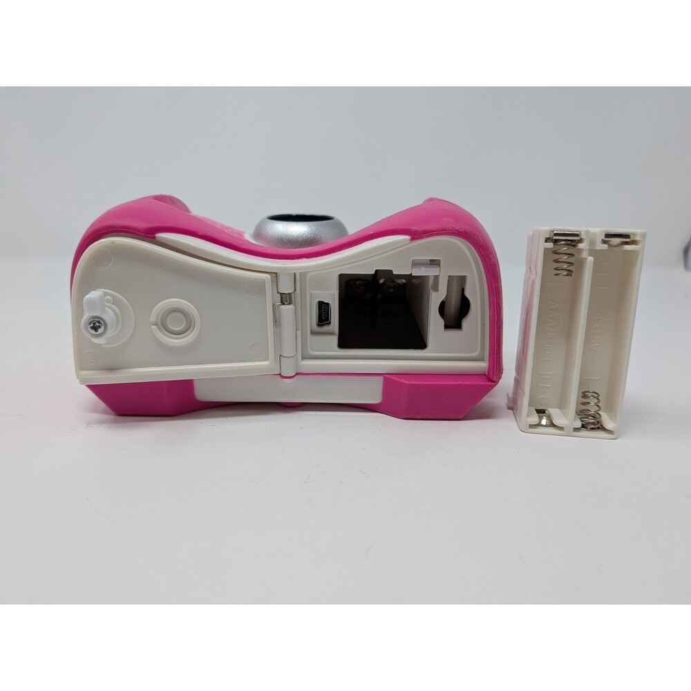 Fisher-Price Kid Tough Digital Camera Pink V2751/V2752 2010 4X Zoom Tested Works - Picture 9 of 9